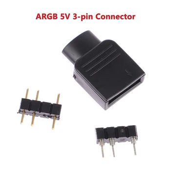 1 Takım Yeni Ve Yüksek Kaliteli ARGB 5V 3pin Konnektör Adaptörü İç Çekirdek fiş konnektörü Terminal Konut ASUS Anakart İçin