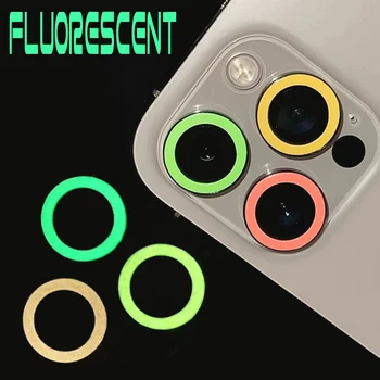 100 ADET Floresan Kamera lens İPHONE 15 14 13 12 11 Pro Max mini 3D Aydınlık Arka Kamera Temperli Cam ekran koruyucu