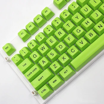 108 Tuşları Çift Atış SA Klavye İçin Kiraz MX Anahtarı Mekanik Oyun Klavyesi klavye tuş Opak Büyük Yazı Tipi ABS + PC Klavye DIY GK61