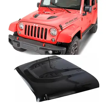 10th Yıldönümü Rubicon Edition Çoğaltma Motor Kaputu Jeep Wrangler JK 2007-2018 için