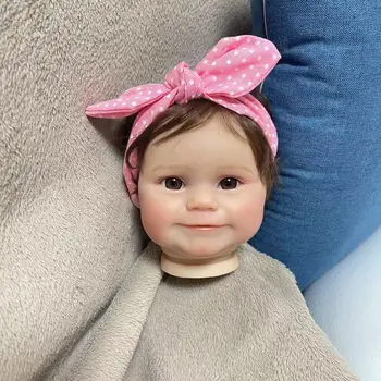 19 inç Yeniden Doğmuş Bebek Kitleri Maddie Demonte DIY Boş Bebek Parçaları vücut ve gözler Yeniden Doğmuş Kiti