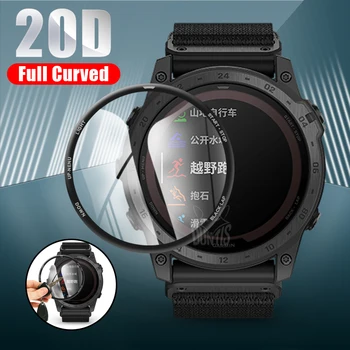 20D Ekran Koruyucu İçin Garmin Tactix 7 Pro Tactix7 Delta akıllı saat patlamaya dayanıklı koruyucu film Aksesuarları (Cam)