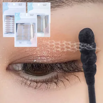 240 adet Görünmez Göz Kapağı Sticker Çift Göz Kapağı Çıkartmalar Cilt Rengi Kendinden Yapışkanlı Çift Göz Bandı Bayanlar Göz Makyaj Araçları
