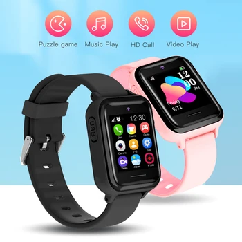 2G akıllı saat Çocuklar SOS Müzik Çalma HD Çağrı SIM Kart Çağrı Telefon çocuklar için akıllı saat IOS Android