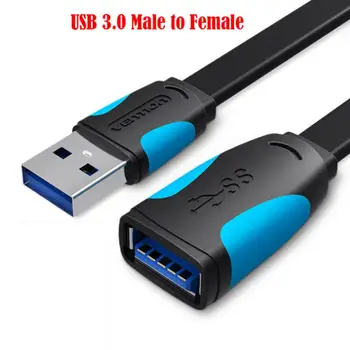 3/2/1. 5/1/0. 5 m USB 3.0 Erkek Kadın Uzatma Kablosu Tak ve Çalıştır Yüksek Hızlı Veri Sync Kablosu Bilgisayar Kabloları