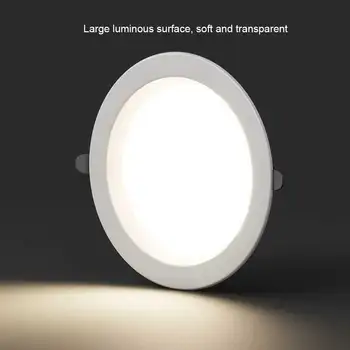 5 Adet Downlight dayanıklı delik ışık tavan lambası vitrin beyaz