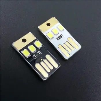 5 Adet Mini USB LED Lamba Çift taraflı bilgisayar Masaüstü Gece lambası Tak ve Çalıştır