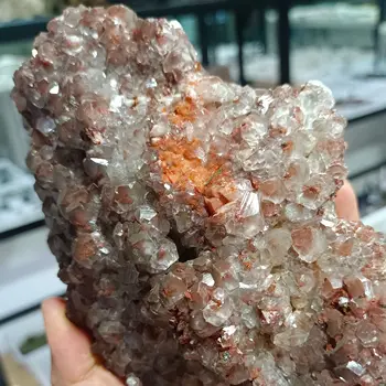 AAA + Doğal Mantar Kalsit Kuvars Kristal mineral örneği Reiki Tedavisi Ev Degaussing Dekorasyon Meditasyon Mücevher Hediye