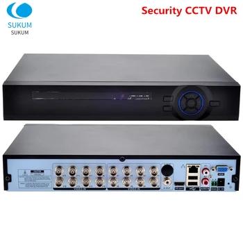 AHD DVR Kaydedici 1080N 4CH 8CH 16CH CCTV Dijital Video Kaydedici 6 İN 1 TVI CVI CVBS Hibrid NVR 2MP Analog IP Kamera