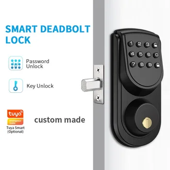 Akıllı Kapı Kilidi Dijital Kod şifreli kilit Şifre Anahtar Kilidini Yatak Odası ahşap kapı Elektronik Kilit Metal Akıllı Sürgü Kilitleri