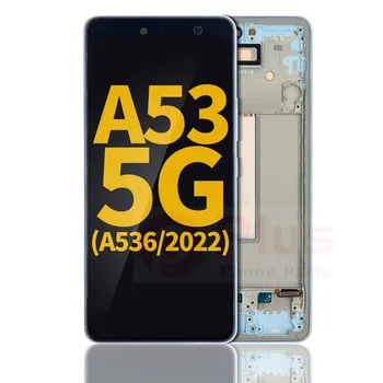 AMOLED Ekran Meclisi İle Çerçeve Değiştirme Samsung Galaxy A53 5G (A535 / A536 / 2022) (Yenilenmiş) (Mavi)