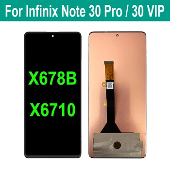 AMOLED Orijinal Infinix Not 30 Pro X678B Not 30 VIP X6710 dokunmatik LCD ekran Ekran Değiştirme Sayısallaştırıcı Meclisi
