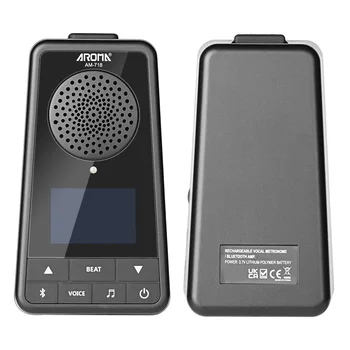 AMOMA şarj edilebilir vokal metronom ve Bluetooth hoparlör 2'si 1 arada