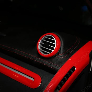 Araba iç klima hava çıkışı dekoratif kapak iç sticker için uygun akıllı fortwo451 modifikasyon aksesuarları