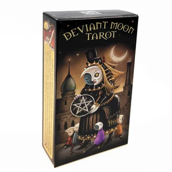 Ay Cadı Tarot Çift Oyun PDF Kılavuzu Aile Eğlence Oyunları Tarot Kartları Seti Tahta Oyunları parti oyuncakları