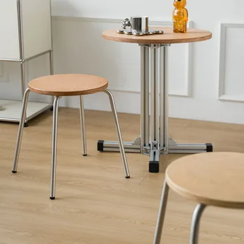 Bar Tabureleri Tasarım Sandalye Taht Ergonomik Modern Ofis Yemek Sandalyesi Salon Vintage Açık Sillas Plegables İskandinav Mobilya