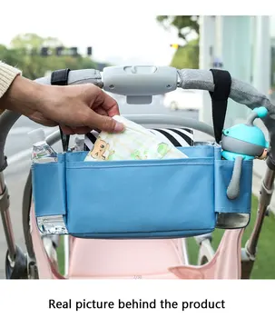 Bebek Arabası saklama çantası Bebek Bezi Çantası Arabası Organizatör Bebek Arabası Pram Buggy Sepeti şişe çantası Araba Çantası Bebek Aksesuarı