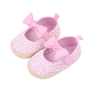 Beixinder Toddler Bebek Kız Mary Jane Daireler Kaymaz Yumuşak Taban Manyetik Nakış İlmek Prenses Bebek İlk Yürüteç Ayakkabı