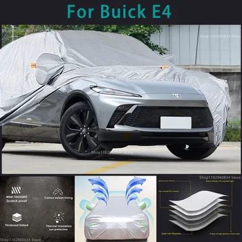Buick için E4 210T Su Geçirmez Tam Araba Kapakları Açık Güneş uv koruma Toz Yağmur Kar Koruyucu Otomatik Koruyucu kapak