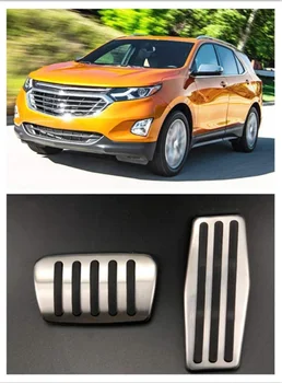 Chevrolet Equinox Blazer Aksesuarları 2018-2020 Kaymaz Metal Deposu Kapağı Fren Ayak Araba Gaz Pedalı yatak örtüsü seti Kiti 2 adet