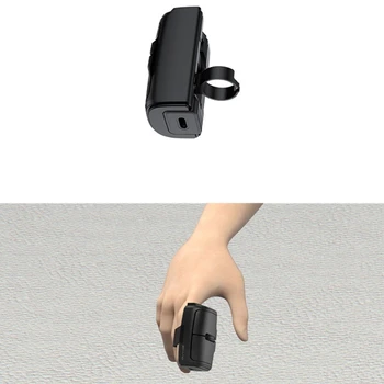 Dizüstü bilgisayar aksesuarları için taşınabilir parmak fare kablosuz optik 2.4 G