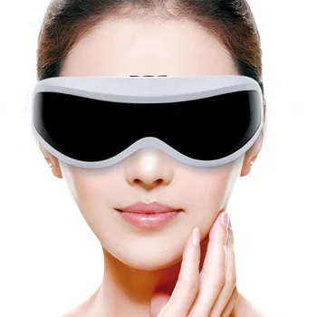 Elektrikli Göz Masajı Maskesi Migren Göz Görme İyileştirme Alın Göz Bakımı Gözlük Masaj Kablosuz Titreşim Göz Manyetik