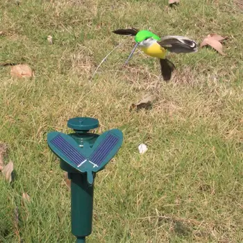 Güneş Dönen Kuş Komik Güneş Oyuncak Uçan Sinek Kuşu Enerjili Kuşlar Titreşim Kuşlar Kazık Açık Yard Bahçe Dekorasyon İçin