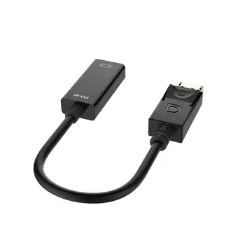 HDMI uyumlu HD aktarım kablosu DisplayPort küçük kabuk DP HDMI uyumlu video aktarım kablosu 4K 60Hz