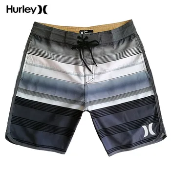 Hurley Vêtements De Plage Erkekler Yüzmek Mayo Hızlı Kuru plaj şortu Yaz Sörf Kıyafetleri Su Geçirmez Mayo Cepler İle spor salonu pantolonu