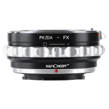 K & F KONSEPT Lens Montaj Adaptörü Diyafram Kontrol Halkası Pentax K M A FA DA Dağı Lens Fujifilm Fuji X FX vücut