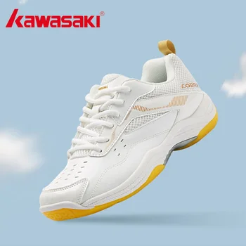 Kawasaki Erkek Badminton Ayakkabı Profesyonel spor ayakkabı Kadınlar için Nefes Kapalı Mahkeme Sneakers K-086