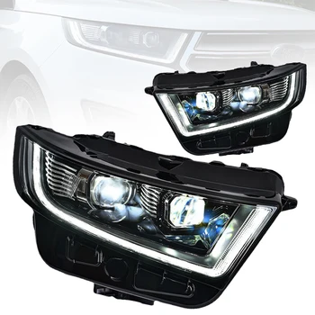 LED oto farlar araba lambaları far Ford Kenar 2015 için 2016 2017 2018 HID xenon kafa lamba fişi ve çalıştır