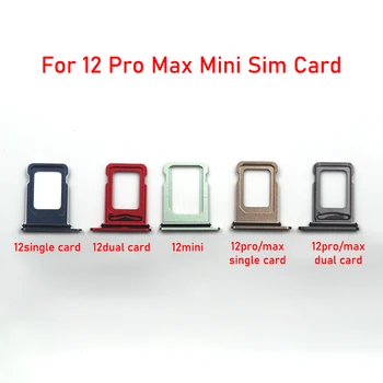 Mikro Nano SIM Kart Tutucu Tepsi Yuvası Yedek parça İphone 12 12mini Mini SIM Kart Tutucu adaptör soketi