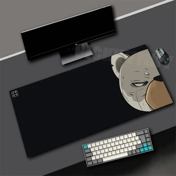Oni Tarzı Mouse Pad XXL Kauçuk Oni Büyük Mousepad Gamer Kaymaz Sanat sümen Bilgisayar Dizüstü Pedleri 90x40cm klavye paspasları