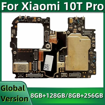 Orijinal Anakart için Xiaomi Mi 10T Pro, Anakart PCB Modülü, Mantık Devreleri Kurulu, Tamamen Test Edilmiş, 128GB, 256GB