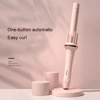Otomatik saç bigudisi Sopa Profesyonel Dönen bukle makinesi 28mm Elektrikli Seramik Curling Negatif İyon Saç Bakımı Kadınlar için