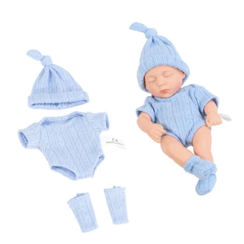 Oyuncak bebek giysileri için 20cm Bebek Bebek DIY Oyuncak Bebek Aksesuarları İçin Uygun 8 inç Bebek Kazak Tulum oyuncak bebek giysileri Aksesuarları