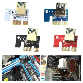PCI E 1X Adaptörü PCIe X1 USB 3.0 Adaptörü Kurulum Plug-İn Dayanıklı PCIe Yükseltici