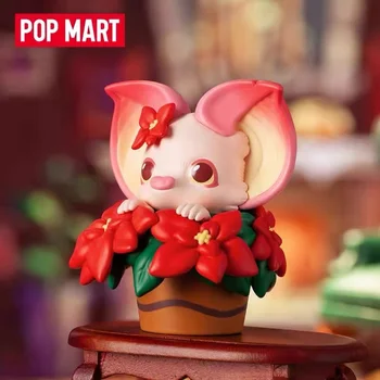 POPMART Kör Kutu YOKİ Noel Serisi Mistery Kutusu Sevimli Caja Ciega Sürpriz Kutusu Oyuncaklar Tahmin Çantası Kız Hediye noel hediyesi