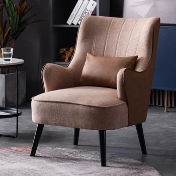 relax deri oturma odası sandalye lüks tek yemek kanepe ofis koltuğu kol yatak odası vanity woonkamer stoelen minimalist mobilya