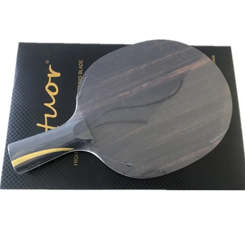 Stuor Özel Bıçak İki taraflı Heterojen ZLC Karbon Out ve Saf Ahşap Uzun Tırtıl-Out Masa Tenisi Raket Ping Pong Kürekler