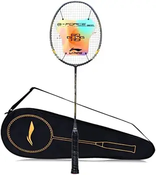 Tam Raket Kapaklı Ekstra Güçlü 9500 Karbon Grafit badminton Raketi