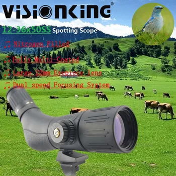 Visionking 12-36x50ss 2 Hız Yakınlaştırma Spotting Kapsam MYK BAK4 Uzun Menzilli Profesyonel Teleskop Kamp Kuş Gözlemciliği Monokülerler