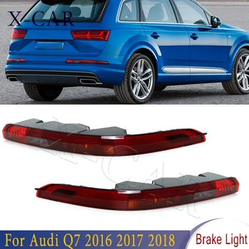 X-CAR 1 ADET Araba Sol veya Sağ Fren lambası yan Arka Tampon ışık 4 ampuller Alt Kuyruk Audi Q7 2016 2017 2018 Araba-Styling