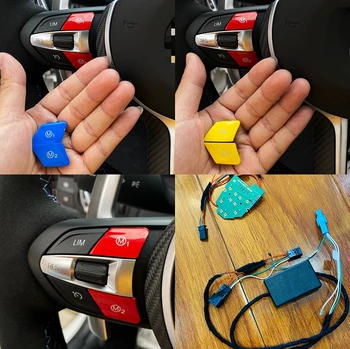 Y şeklinde direksiyon m1 m2 düğme değiştirmek BMW m1m2 düğme 1 2 3 4 5 serisi spor modu kontrol düğmesi modülü