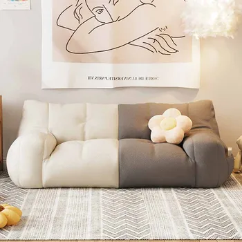 Yaratıcı Oturma odası kanepeleri Minimalist Tembel Modern Kanepe Yatak Odası Rahatlatıcı Köşe Sofy Yapmak Salonu Lüks Avrupa Mobilya GXY