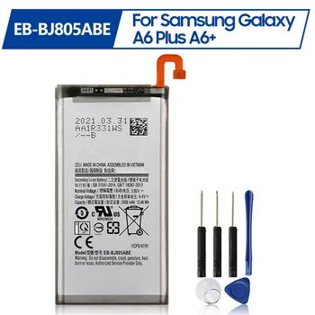 Yedek Pil EB-BJ805ABE Samsung Galaxy A6 Artı A6 + A605 J6 + J805 Pil 3500mAh
