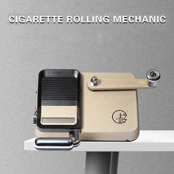 Yeni 6.5 & 8mm Manuel Tütün dolum makinesi Çift Parça Sigara Sarma makinesi alet saklama kutusu Sigara Aksesuarları