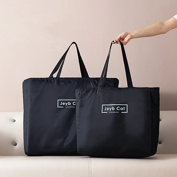 Yeni Büyük Kapasiteli alışveriş çantası Kadınlar için Taşınabilir Katlanır Kullanımlık Eko Süpermarket Bakkal alışveriş çantası Çanta Açık