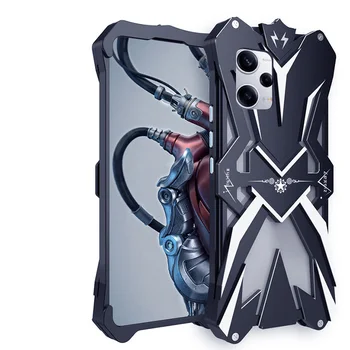 Yeni Metal Çelik Makineleri Thor Ağır Zırh Alüminyum Cep Telefonu Xiaomi Redmi İçin Not 12 Pro Artı KILIF Kapak